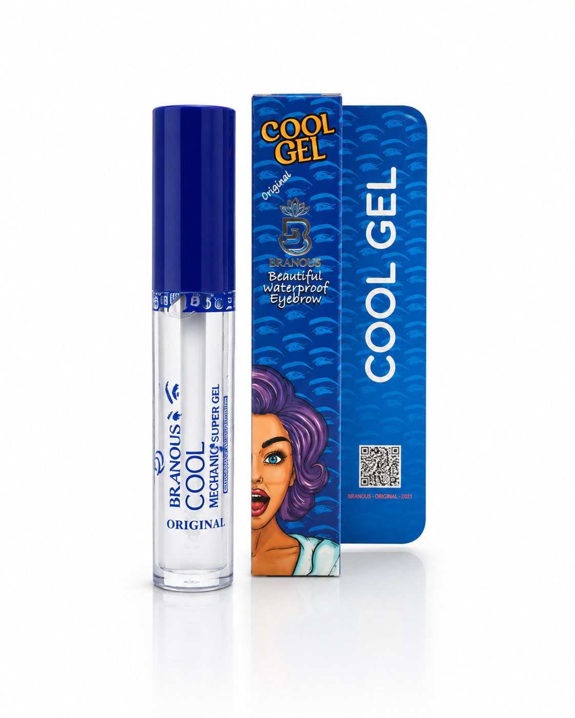ژل ابرو برانوس مدل cool gel