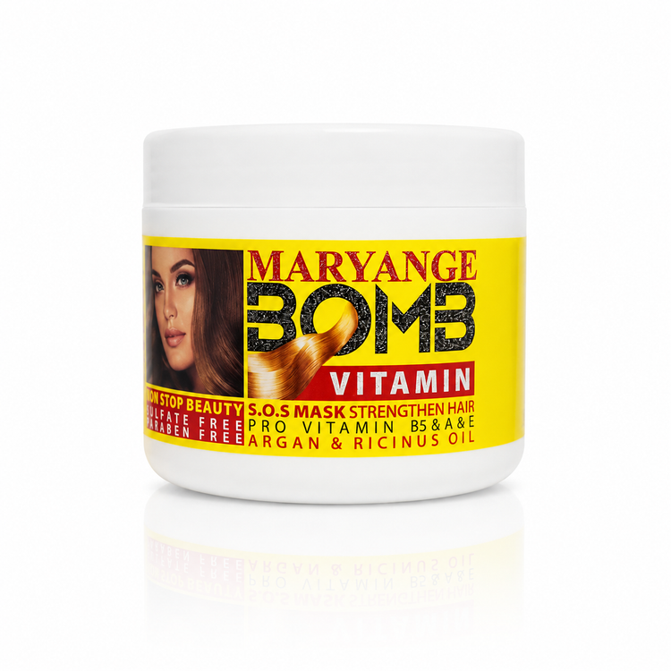 ماسک مو با آبکشی مریانج (Maryange) مدل VITAMIN حجم 500 میلی لیتر