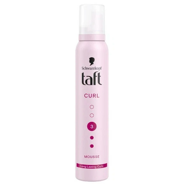 موس مو حالت دهنده کرل 3 تافت Taft Curl Mousse 3 200Ml