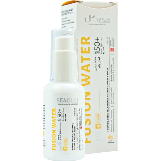 ضد آفتاب پپتا فیوژن واتر سی گل با SPF50 حجم 60 میلی لیتر