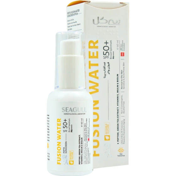 ضد آفتاب پپتا فیوژن واتر سی گل با SPF50 حجم 60 میلی لیتر